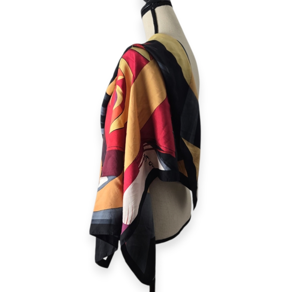 Vintage Metropolitan Museum Of Art "I Saw the Figure 5" Silk Scarf - Picture 3 of 12